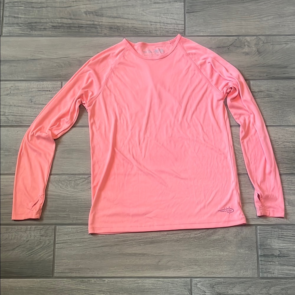 Real life Pink Long Sleeve Tee